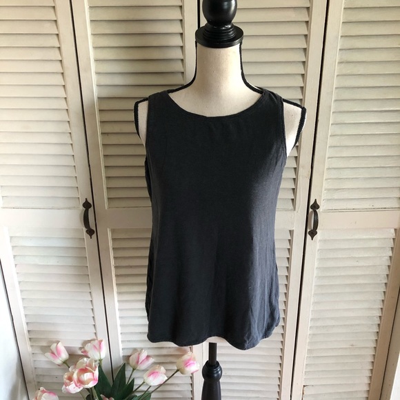 Eileen Fisher Basic Gray Sleeveless Tank Top XS - Picture 1 of 7